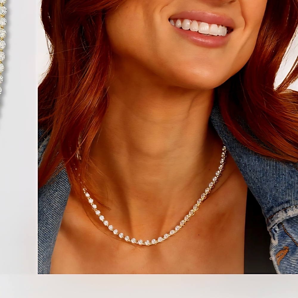 Melinda Maria She's An Icon Tennis Necklace